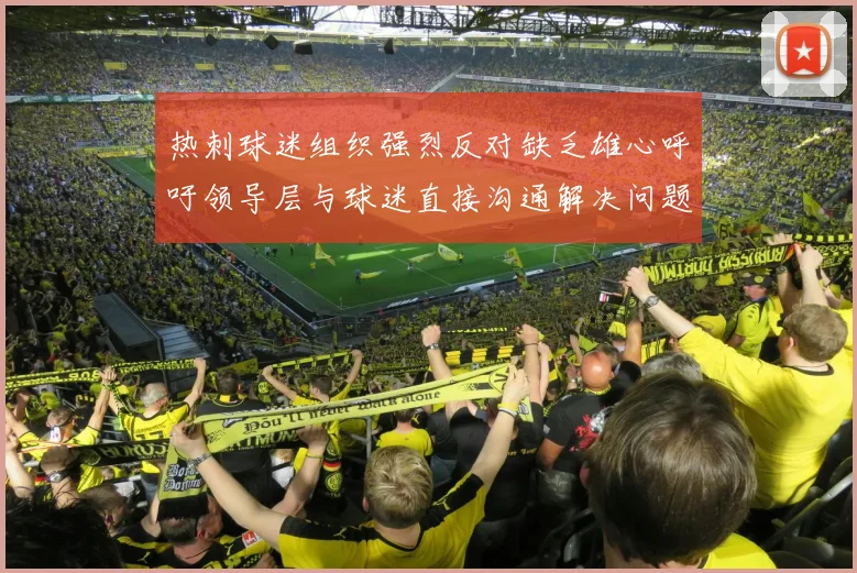 热刺球迷组织强烈反对缺乏雄心呼吁领导层与球迷直接沟通解决问题